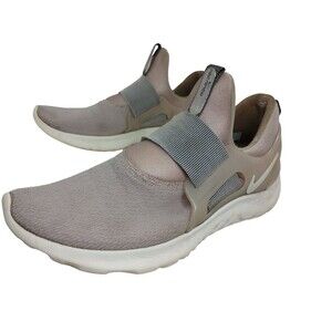 Nike Renew Freedom Shoes Women's 7.5 Purple White Knit Slip On Running Sneakers